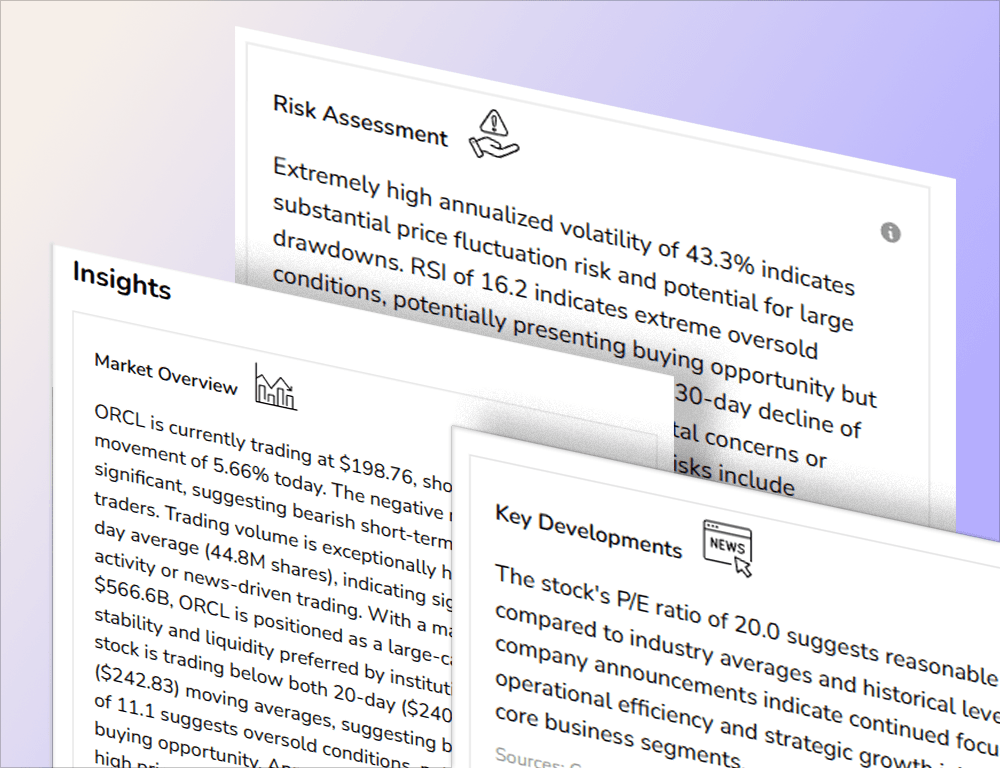 AI-Driven Stock Analysis Dashboard